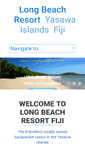 Mobile Screenshot of longbeachfiji.com
